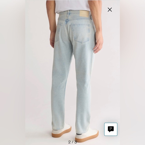 AG Men’s Wells Relaxed Tapered Light Blue Jeans Size 29 NWT - Picture 3 of 12